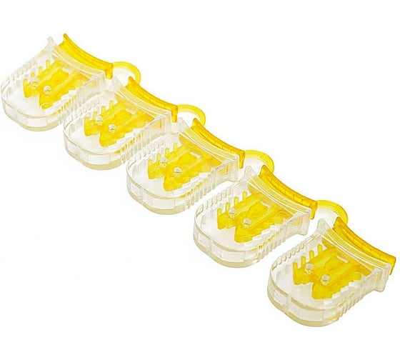 Пломба защелка ООО Пломба.Ру кпп-3-2001, цвет желтый, без номера, 100 шт. в уп 41693