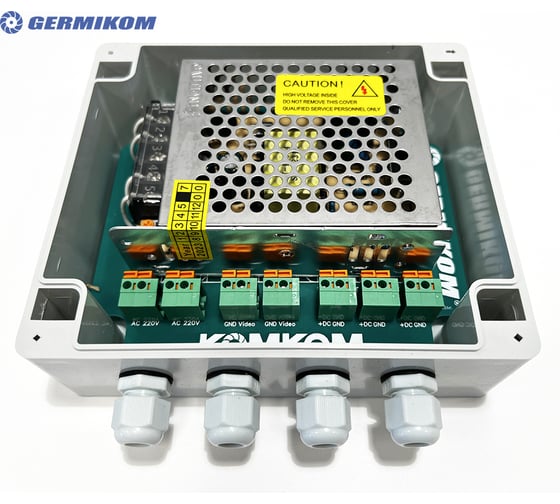 Блок питания GERMIKOM 12В 5А уличный герметичный IP66 Germikom M-5000