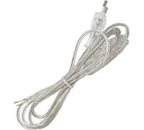 Провод с вилкой и проходным выключателем Arditi SPA прозрачный 020289