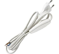 Провод с вилкой и проходным выключателем Arditi SPA белый 020081