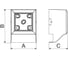 Коробка приборная KOPOS для ЭУИ белая серии QUADRO PNQ 20x10 (HB) PNQ 20X10_HB 3