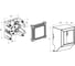 Коробка приборная KOPOS для ЭУИ белая серии QUADRO PNQ 20x10 (HB) PNQ 20X10_HB 4