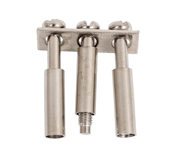 Центральная перемычка STEKKER для ЗНИ 4 мм (JXB 4) 3PIN LD558-3-40, (DIY упаковка 20 шт) , 49134