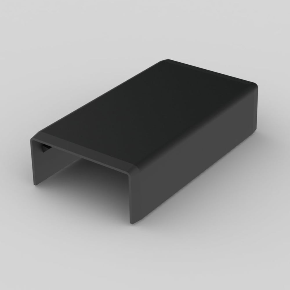 Накладка на стык KOPOS LHD 40x20 8632 (FB) (Цвет черный) комплект 2 шт ...