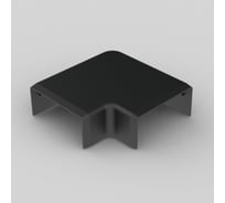 Поворот на 90 градусов KOPOS LHD 40x20 8633 (FB) (Цвет черный) комплект 2 шт 8633_FB