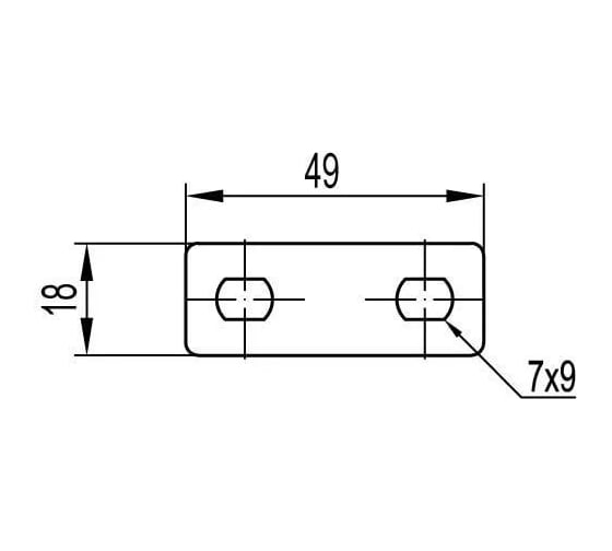 Никелированная пластина для заземления DKC PTCE 1 ШТ 37501R