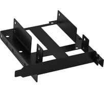 Салазки ExeGate переходник HD-22O13TBM металлические для установки 2xHDD SSD 2.5 или 1xHDD 3.5 на заднюю панель корпуса " 292548