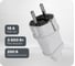Вилка штепсельная ARTSUN с заземлением ARTSUN P1E-W 1