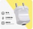 Вилка штепсельная без заземления ARTSUN P1-W 1