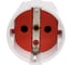 Разъем штепсельный без заземления ARTSUN C1E-W 1