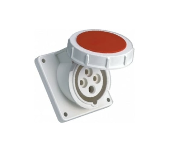 Стационарная внутренняя угловая розетка EKF 4342 3Р+РЕ 63А 380В IP67 PROxima ps-4342-63-380 1