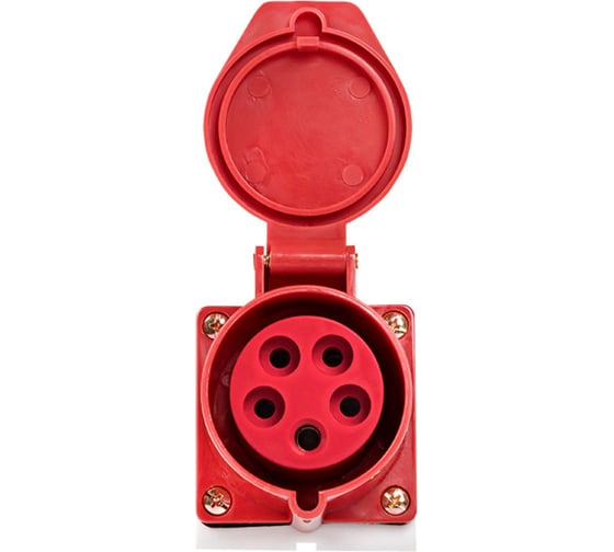 Стационарная наружная розетка EKF PROxima 115, 3Р+РЕ+N, 16А, 380В, IP44 ps-115-16-380