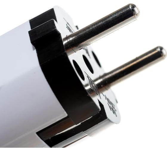 Вилка Navigator NCA-PL03-16A-E-WH, с заземлением, угловая, белая 61361