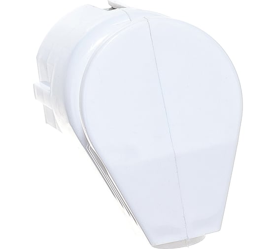 Вилка Navigator NCA-PL04-16A-E-WH, с заземлением, угловая, белая 61362