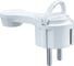Вилка Navigator NCA-PL06-16A-E-WH, с заземлением, плоская, белая 61365 2