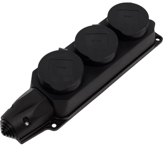 Колодка электрическая ЭНАРГИТ 3-ех гнездовая (16А, 220V, IP 44) KC-G03P