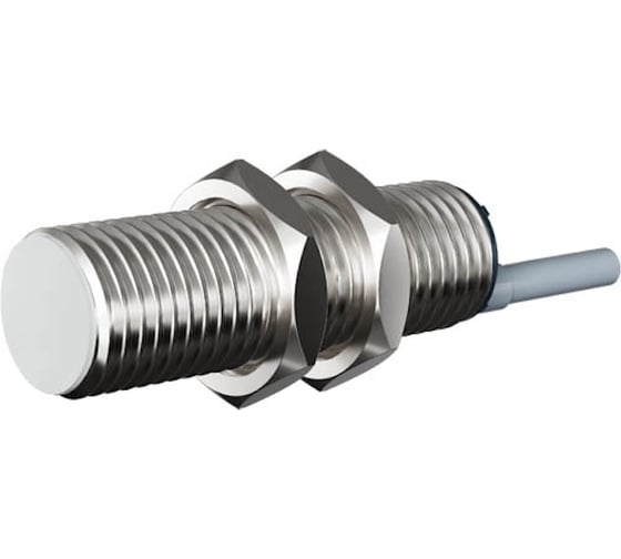 Индуктивный датчик Prompower KJ118-D08PB-D355-LY, латунь, заподлицо, М18, 8 мм, PNP-НЗ, кабель 2 метра KJ118D08PBD355LY