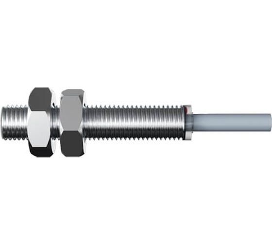 Индуктивный датчик Prompower KJ208-D02PB-D345-LY, нерж. сталь, заподлицо, М8, 2 мм, PNP-НЗ, кабель 2 метра KJ208D02PBD345LY