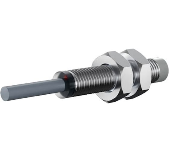 Индуктивный датчик Prompower KT208-D04PB-D345-LY, нержавеющая сталь, незаподлицо, М8, 4 мм, PNP-НЗ, кабель 2 метра KT208D04PBD345LY