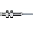 Индуктивный датчик Prompower KT208-D04PB-D345-LY, нержавеющая сталь, незаподлицо, М8, 4 мм, PNP-НЗ, кабель 2 метра KT208D04PBD345LY 4
