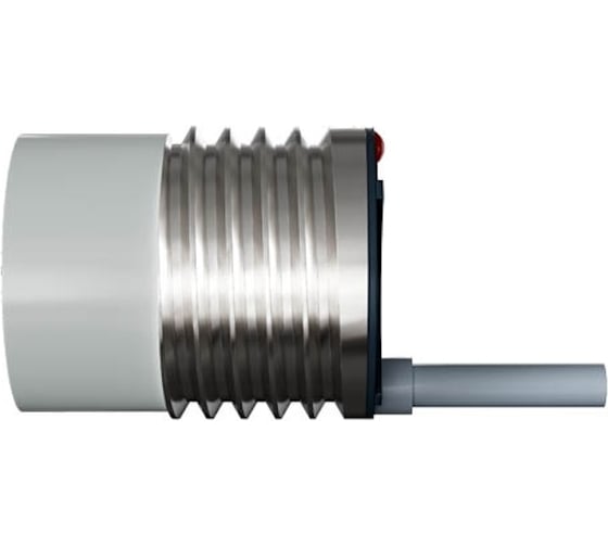 Индуктивный датчик Prompower KT130-D25PB-D355-LY, латунь, незаподлицо, М30, 25 мм, PNP-НЗ, кабель 2 метра KT130D25PBD355LY