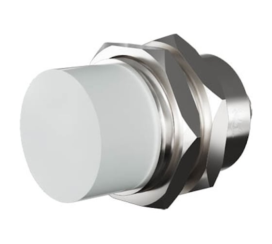 Индуктивный датчик Prompower KT130-D25PB-DS1253-LY, латунь, незаподлицо, М30, 25 мм, PNP-НЗ, разъём М12 KT130D25PBDS1253LY 1