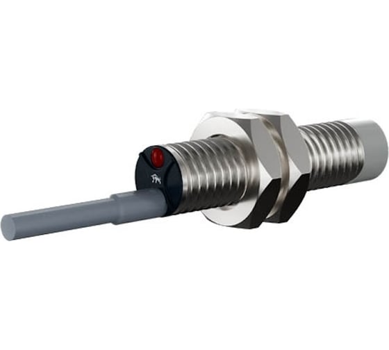 Индуктивный датчик Prompower KT112-D08NB-D350-LY, латунь, незаподлицо, М12, 8 мм, NPN-НЗ, кабель 2 метра KT112D08NBD350LY