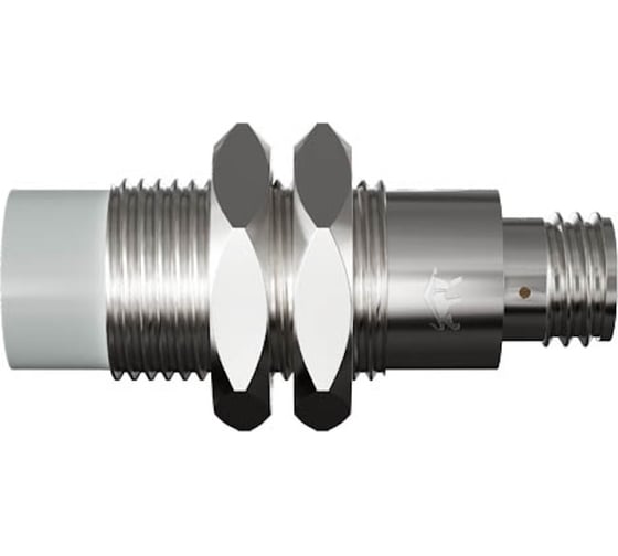 Индуктивный датчик Prompower KT118-D16PB-DS1253-LY, латунь, незаподлицо, М18, 16 мм, PNP-НЗ, разъём М12 KT118D16PBDS1253LY