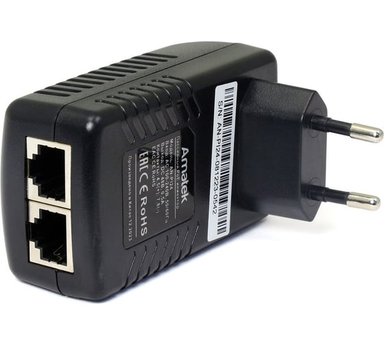 Инжектор Amatek AN-PI24 PoE пассивный 24Вт 7000876