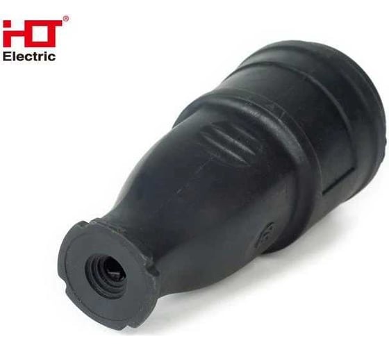 Розетка переносная HLT с заглушкой каучук (20 шт в упак) 2Р+РЕ 16А 250В IP44 083-05-02 1