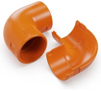 Соединитель угловой разборный Промрукав оранжевый d32 мм 30шт PR13.1194