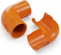 Соединитель угловой разборный Промрукав оранжевый d20 мм 50шт PR13.1204