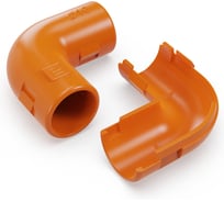 Соединитель угловой разборный Промрукав оранжевый d16 мм 100шт PR13.1216