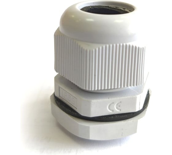 Сальник ГОФРОМАТИК PG25, пластик, 15-21мм, IP68, серый zeta30886