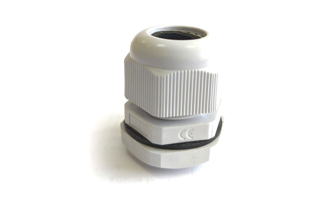 Сальник ГОФРОМАТИК PG16, пластик, 10-14мм, IP68, серый zeta30884 ...