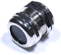 Кабельный ввод ГОФРОМАТИК PG25, латунный, УТ1,5, IP68, диаметр кабеля 15-22мм zeta30154