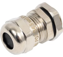 Кабельный ввод ГОФРОМАТИК PG7, латунный, УТ1.5, IP68, диаметр кабеля 3-6,5мм zeta30140