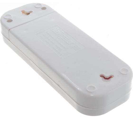 Колодка Navigator, NCA-BL01-03-X-WH, 3 гнезда, б/з, АБС пластик 61585