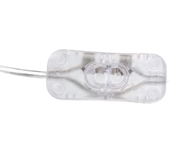 Сетевой шнур с выключателем FERON DM107, прозрачный 41152
