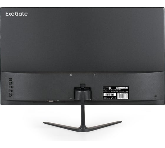 Монитор ExeGate ProSmart EV2407A VA LED GradeA+ безрамочный, с аудио, 23.8", FHD, 1920x1080@75Гц, 16:9, 280cdm2, 3000:1, 178 178, 5ms, Speakers, D-Sub, HDMI2.0, FreeSync, LowBlueLight 294344
