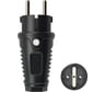 Кабельная вилка PCE 16А 250V 2P+E IP54 корпус черный, маркер черный 0512-ss