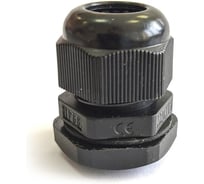 Сальник ГОФРОМАТИК MG12, пластик, 3-6,5мм, IP68, черный zeta30870