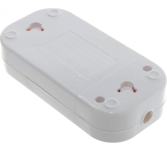 Колодка Navigator NCA-BL01-02-X-WH, 2 гнезда, без заземления, АБС-пластик 61583