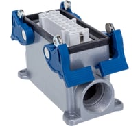 Розетка Emas 4-фиксатора, боковой ввод, 16 полюсов, 16А, EBM16PD14