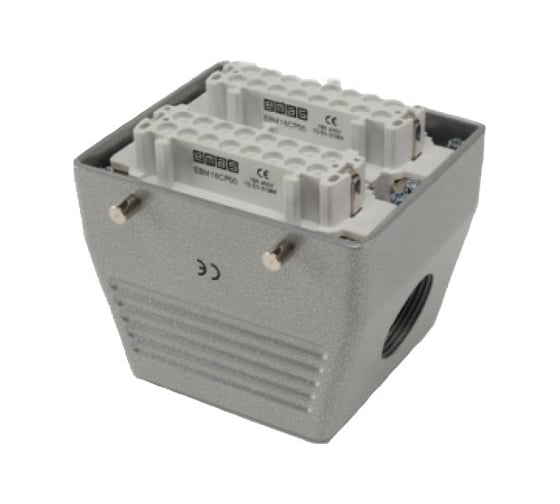 Розетка Emas боковой ввод, 32 полюса, 16А , EBM32PU10 1