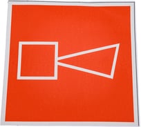 Наклейка Контур Лайн Звуковой оповещатель пожарной тревоги, 130x130 10FC3601