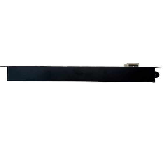 Блок розеток NTSS 19", 1U, алюминий, 1ф16A, 3.7кВт, (8) Schuko CEE 7/7, выкл. с подсв.и крыш., вх. клеммн. колодка NTSS-PDU-DA2030