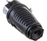 Ударопрочная вилка PCE каучук 16А 220V 2P+E IP54 корпус черный, маркер черный 0522-ss 5