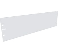 Панель заглушка NTSS 3U крепление 19 3U, серый RAL 7035 NTSS-FUB-3U