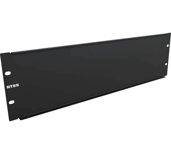 Панель заглушка NTSS 3U крепление 19 3U, черный RAL 9005 NTSS-FUB-3U-BL